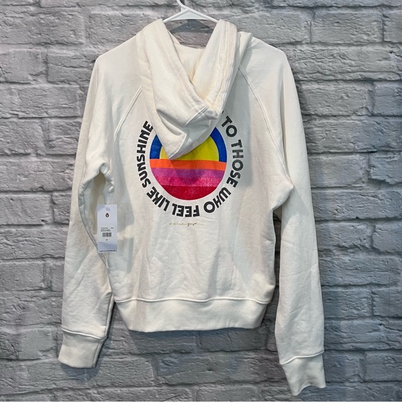 Spiritual Gangster Shine Classic Raglan Hoodie Cream Women’s Medium (FLAWED) - Picture 7 of 16